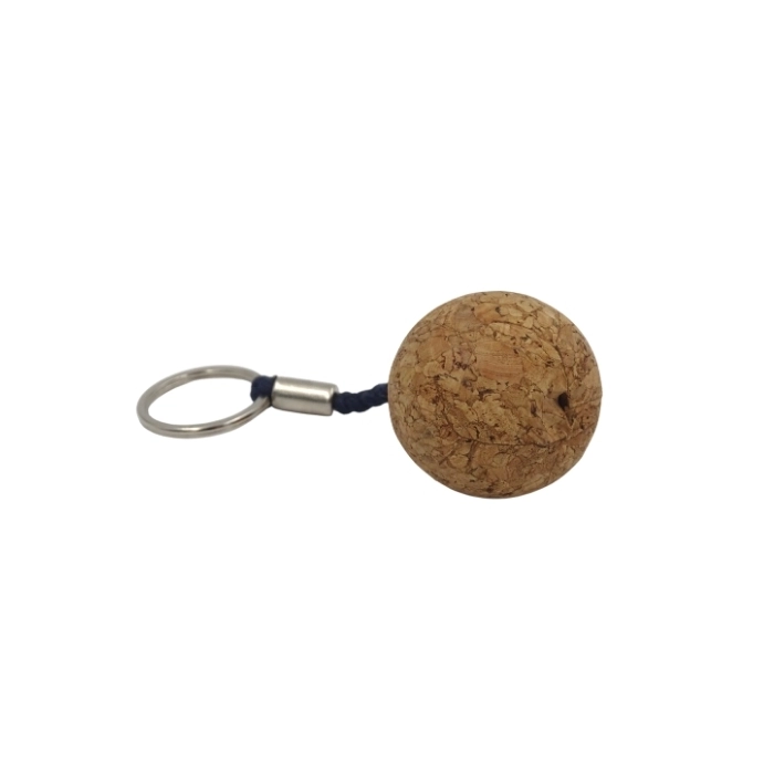 Keychain with a cork ball - DON'T SUN!