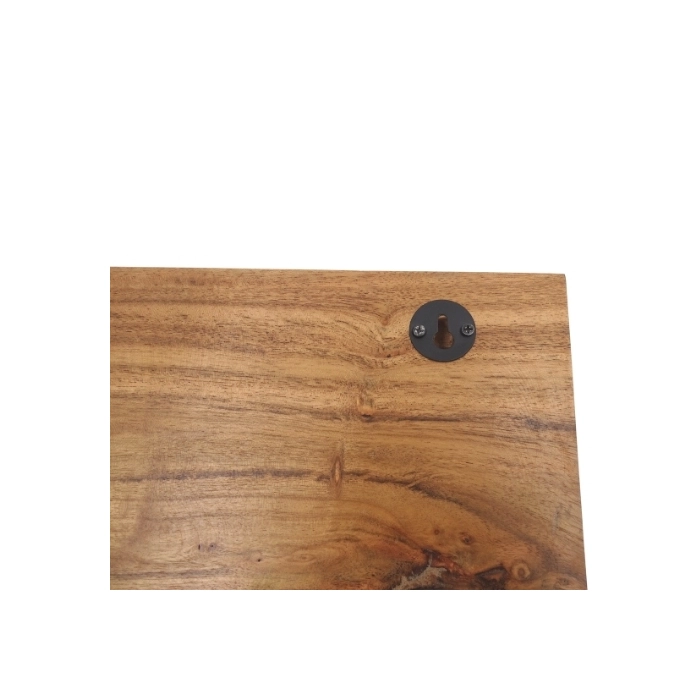 Handcuffs on a wooden support for hanging