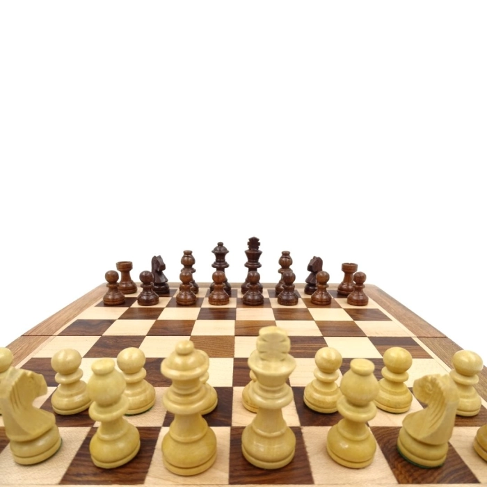 Magnetic chess, Indian rosewood, 30X30 cm