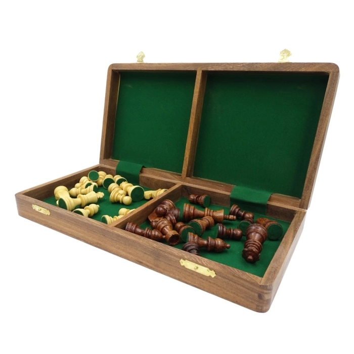 Chess, Indian rosewood, 40x40 cm