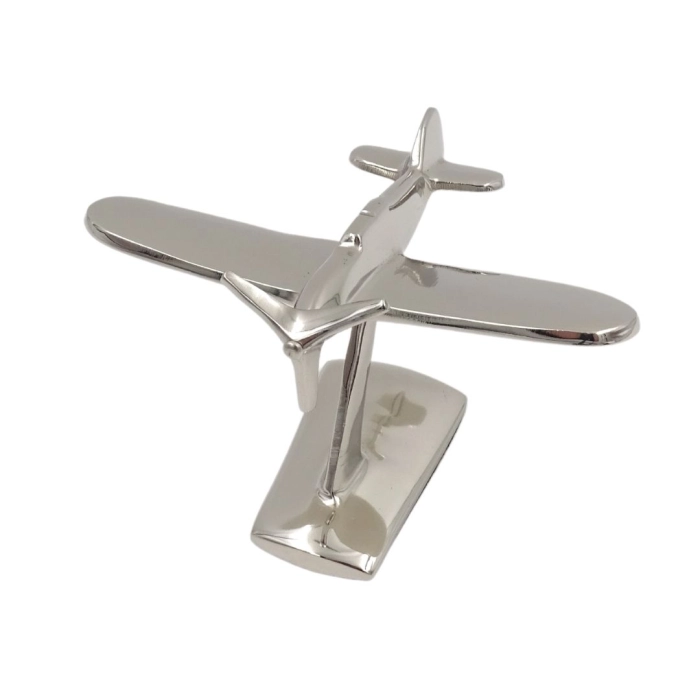 Metal model of a single engine plane