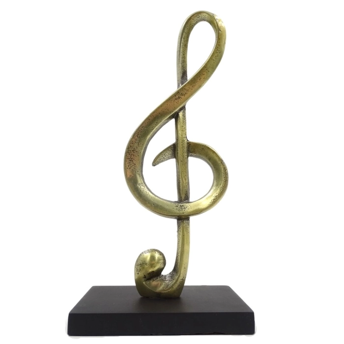 Statue treble clef 27 cm