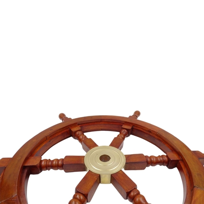 Wooden steering wheel - 60 cm