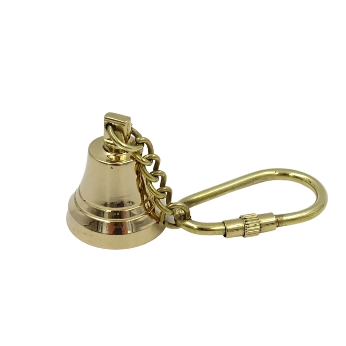 An exclusive bell - brass keyring