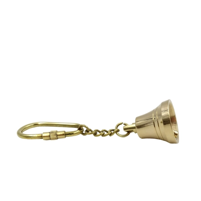 An exclusive bell - brass keyring