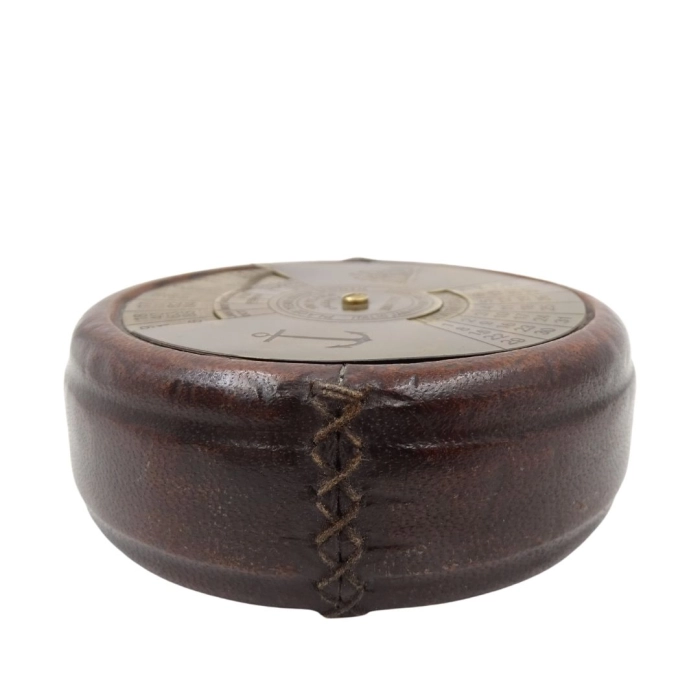 Perpetual calendar and world clock - paperweight