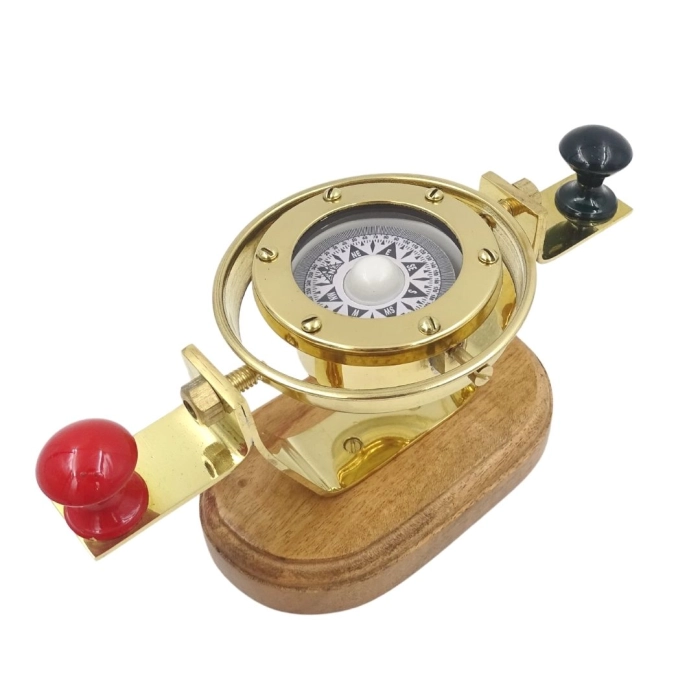 Retro tilt ship compass