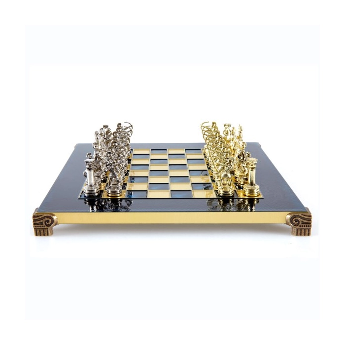 Exclusive brass chess pieces - Archers 28x28 cm