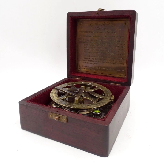 Exclusive Gilbert sundial compass