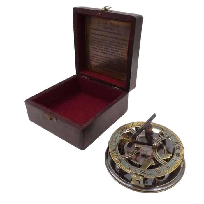 Exclusive Gilbert sundial compass