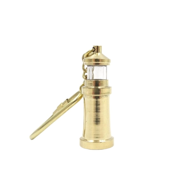 Sailor keyring - brass lantern