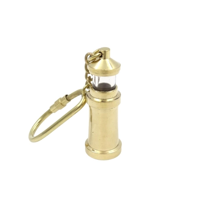 Sailor keyring - brass lantern