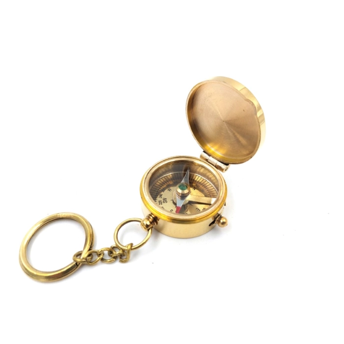 Compass keychain