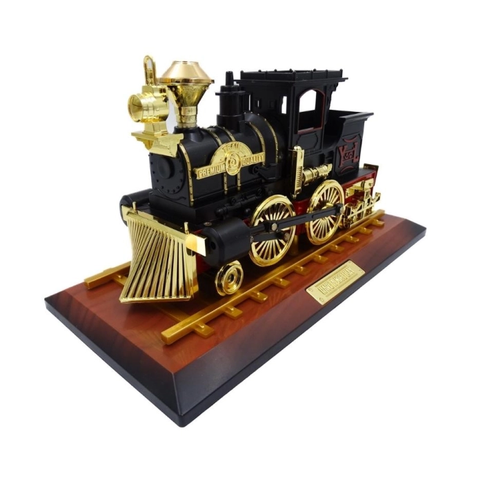 Retro locomotive music box
