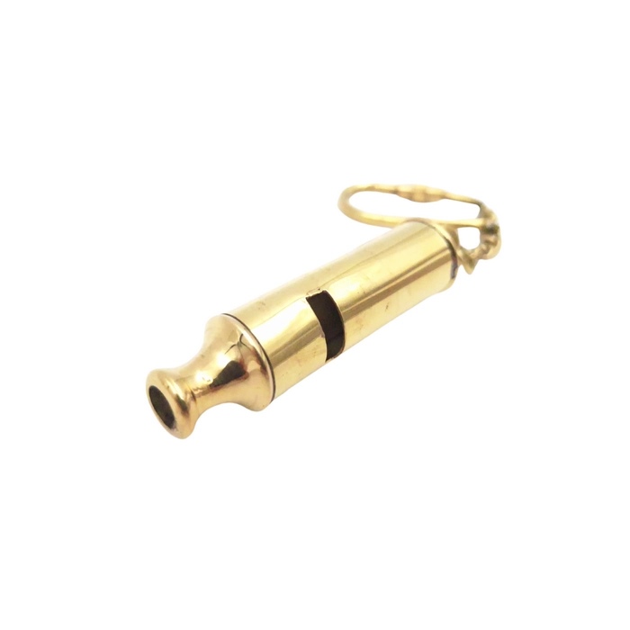 Brass Whistle Keychain