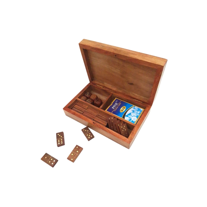 Klassisches Spiel in einer Holzbox - Retro Entertainment