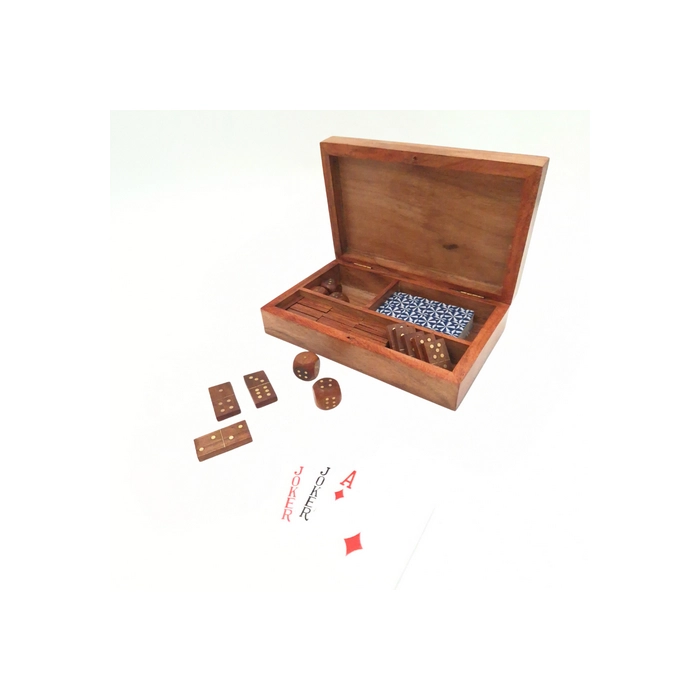 Klassisches Spiel in einer Holzbox - Retro Entertainment
