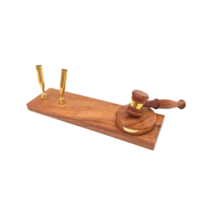 Judge's Gavel - Pen Stand