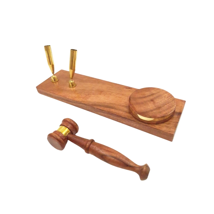 Judge's Gavel - Pen Stand