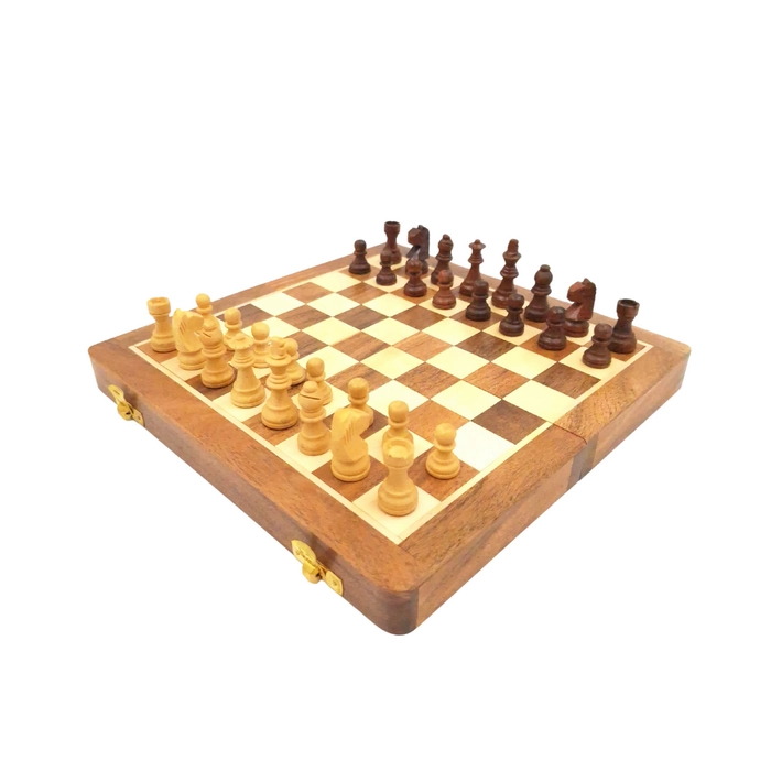 Wooden Magnetic Chess Sets 25x25 cm