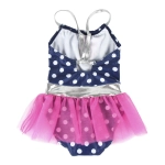 Gyermek egyrészes fürdőruha 2-6 éves korig - Disney Minnie Mouse - Licenc termék