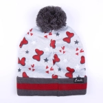 Set of Minnie Mouse chimney cap gloves - licensed product size 4-8 years (53 cm)