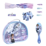 Cosmetic bag Frozen II with hair accessories - licensed product