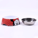 A set of two bowls for a Minnie Mouse pet - M