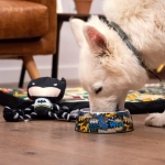 A set of two bowls for a pet Batman - L