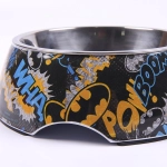A set of two bowls for a pet Batman - L