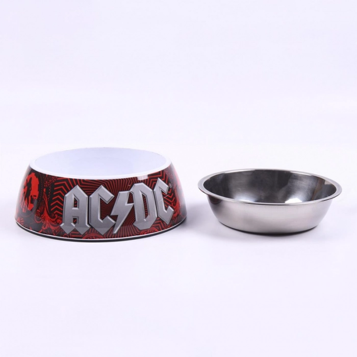 A set of two ACDC pet bowls - S