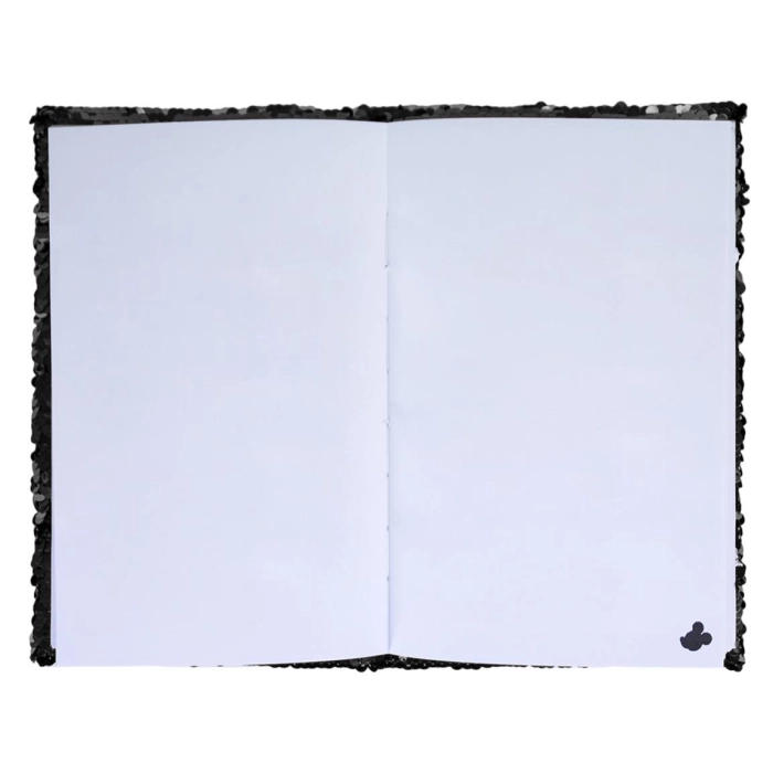 Disney A5-ös notebook vagy napló Mickey Mouse flitterekkel - licencelt termék
