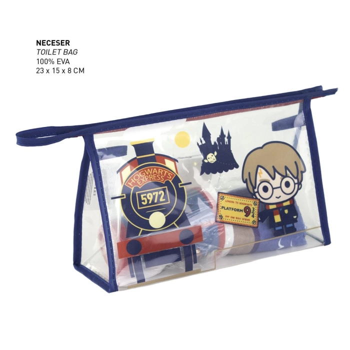Harry Potter bathroom set cosmetic bag + towel + mug + brush - licensed product