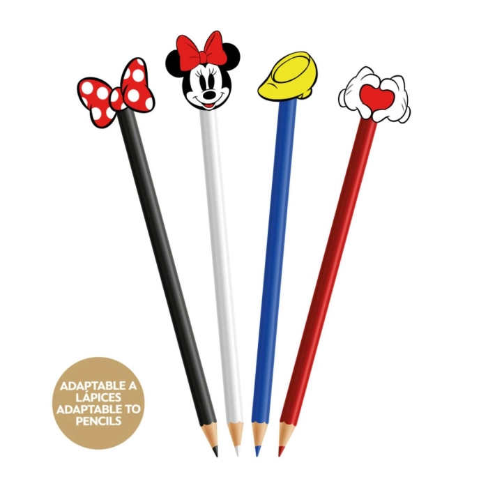 Disney Minnie Mouse gumičky - Licencovaný produkt 4 kusy