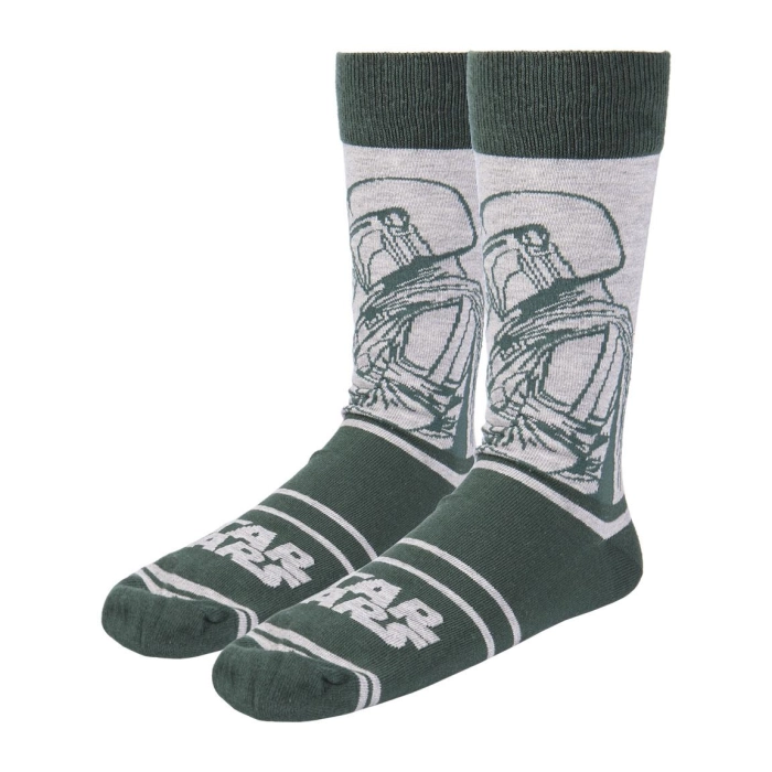 THE MANDALORIAN 3 páry ponožek univerzální velikost 36-41