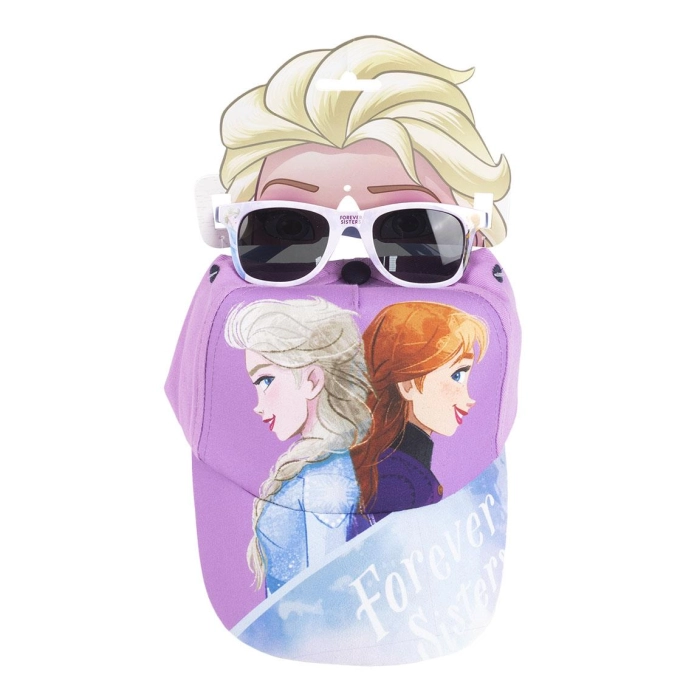 Kupak napellenzővel + Frozen II napszemüveg - licences termék