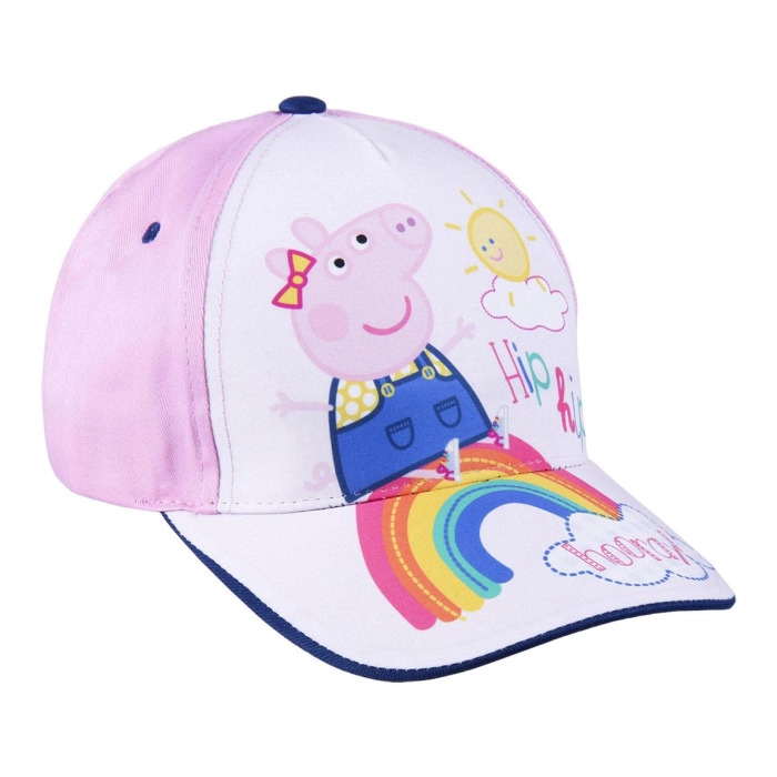 Kupak napellenzővel + napszemüveg Peppa Pig - licences termék