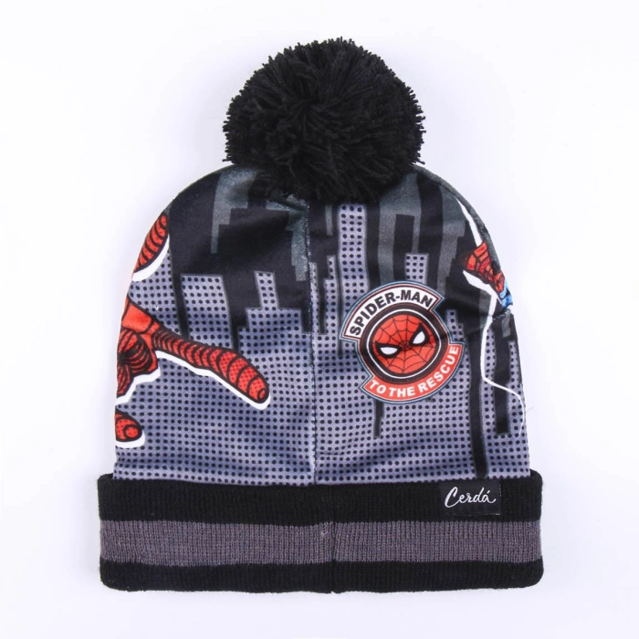 Spiderman kéménysapka kesztyű szett - licencelt termék mérete 6-14 év (56 cm)