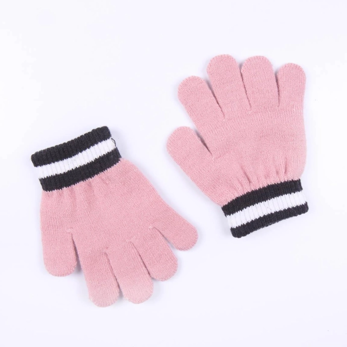 Set of Looney Tunes chimney cap gloves - licensed product size 4-8 years (53 cm)