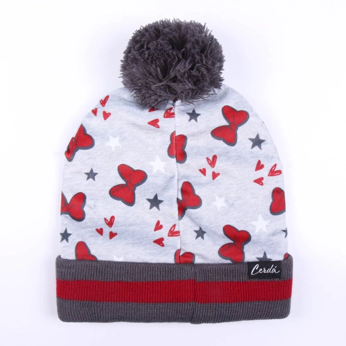 Set of Minnie Mouse chimney cap gloves - licensed product size 4-8 years (53 cm)