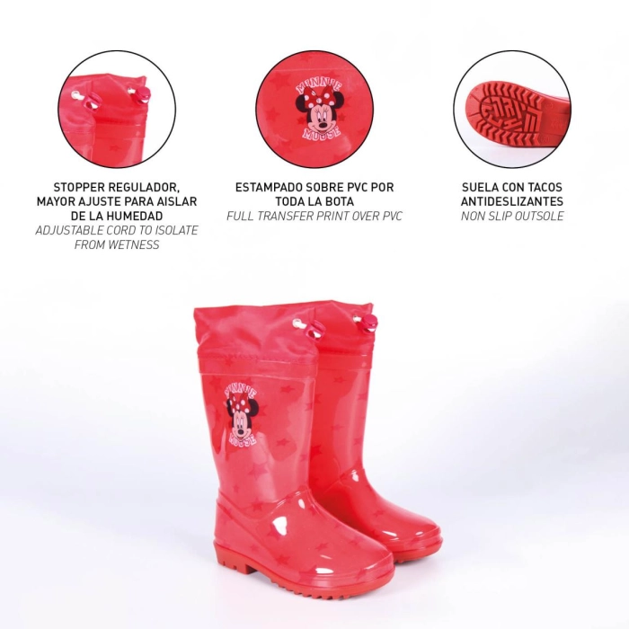 Children's wellingtons Minnie Mouse - licensed product, size 22-31