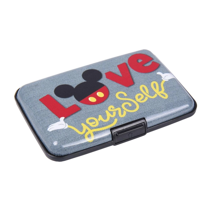 Fém Disney Mickey Mouse kártyatartó - licencelt termék