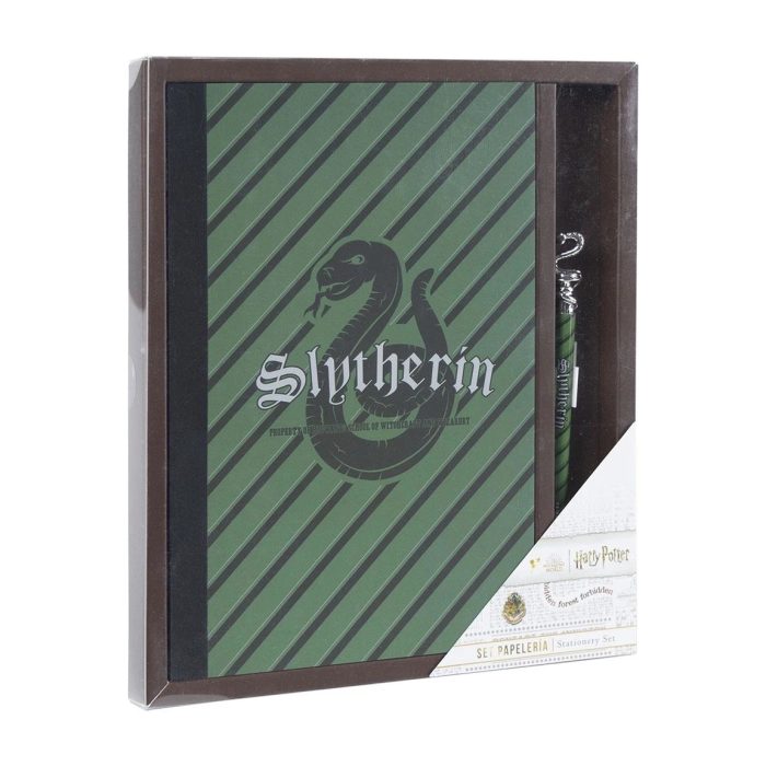 Harry Potter Slytherin notebook and pen set - licensed product