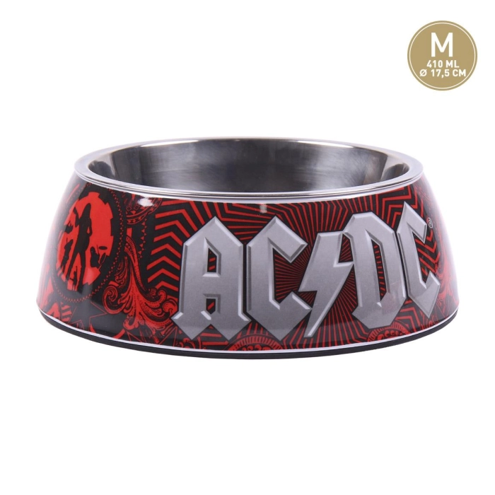 A set of two ACDC pet bowls - M