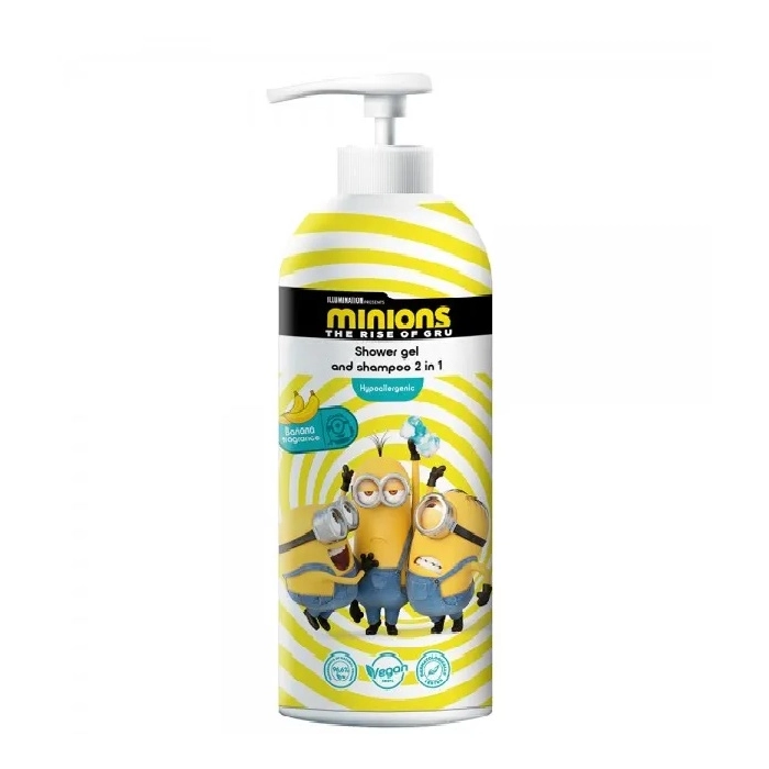 Minions shower gel and shampoo 1000 ml - banana
