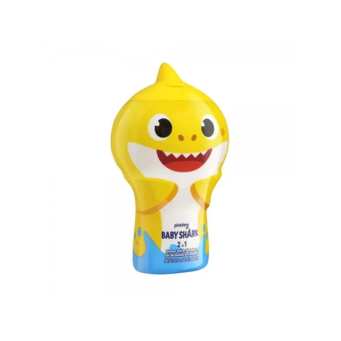Sprchový gel a šampon Baby Shark 400 ml láhev 3D