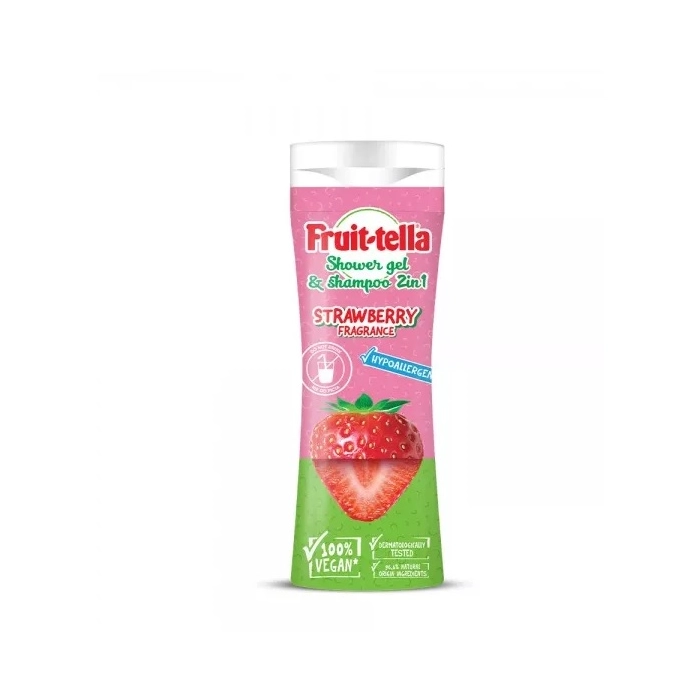 2in1 Shower Gel and Shampoo 'Strawberry Stimulation' from Fruit-tella