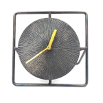 Elegant metal clock