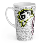 Keramický hrnček na latte The Powerpuff Girls - licencovaný produkt