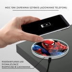 Spider Man Marvel indukčná nabíjačka - licencovaný produkt